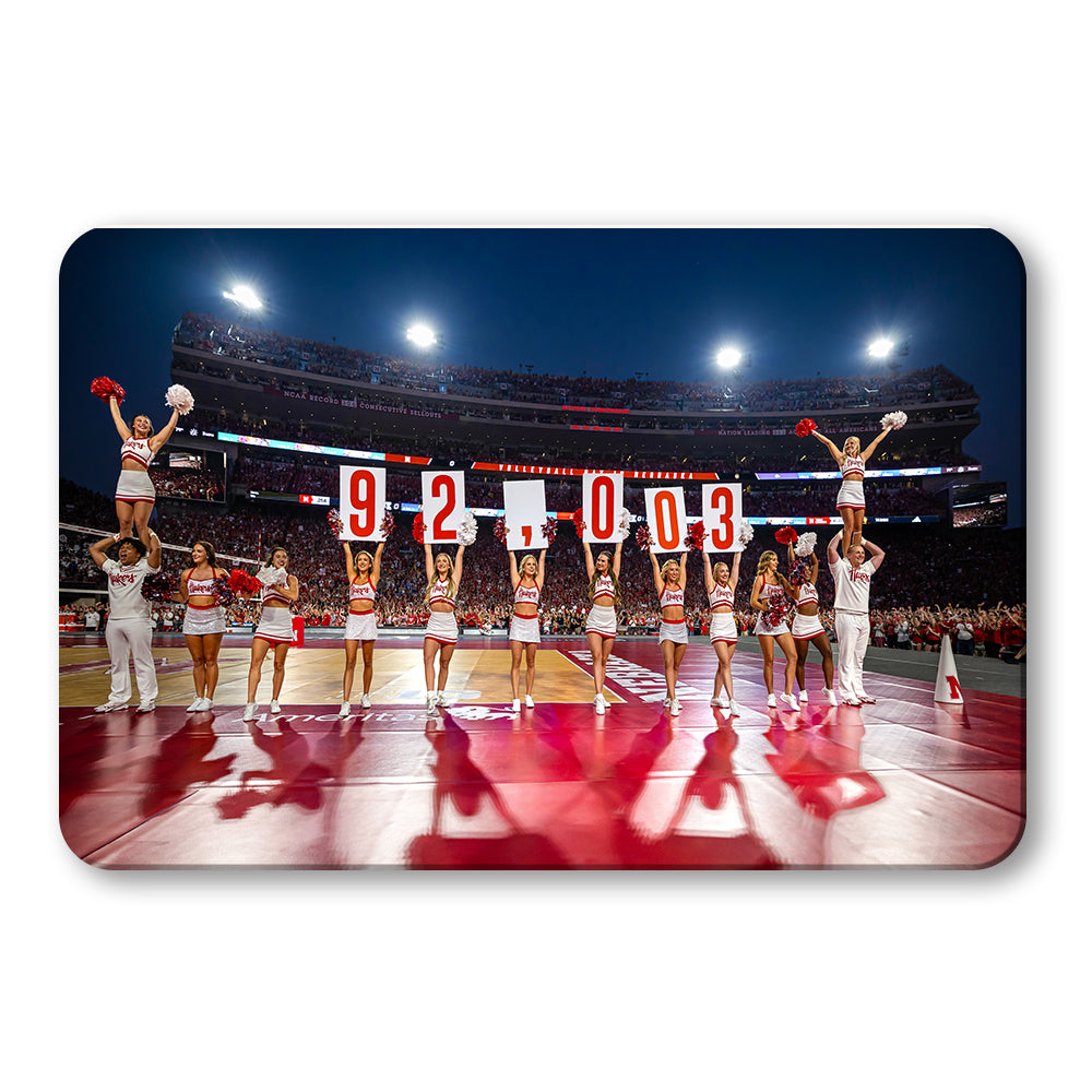 Nebraska Cornhuskers - 92,003 - College Wall Art #Canvas