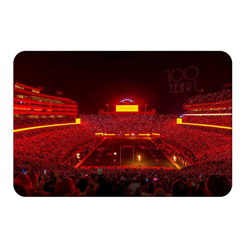 Nebraska Cornhuskers - 100 Years - College Wall Art #Canvas