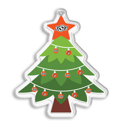 Oklahoma State Cowboys - Oklahoma State Christmas Tree Ornament