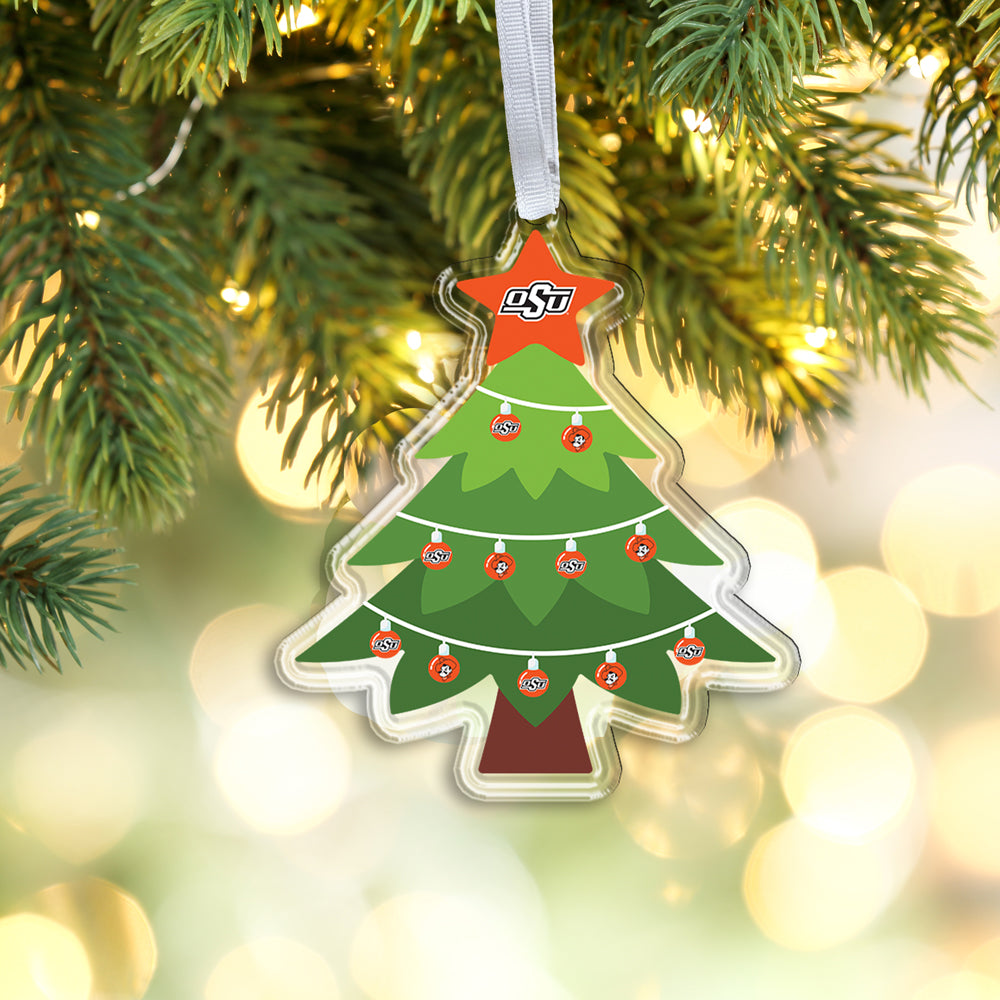 Oklahoma State Cowboys - Oklahoma State Christmas Tree Ornament