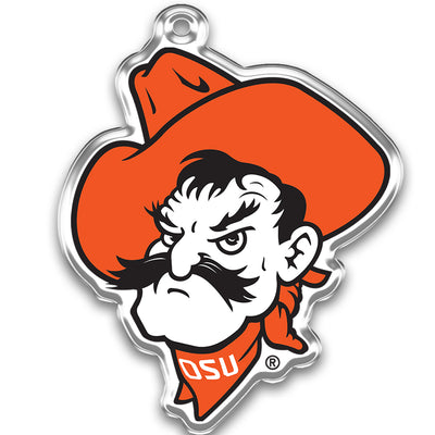 Oklahoma State Cowboys - Pistol Pete Head Shot Ornament & Bag Tag