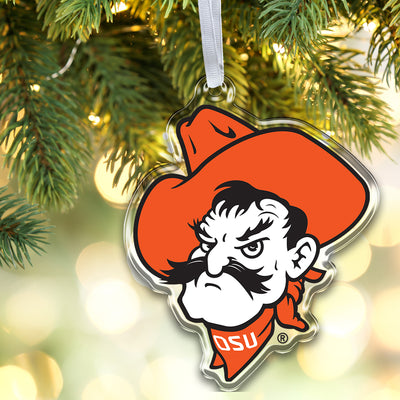 Oklahoma State Cowboys - Pistol Pete Head Shot Ornament & Bag Tag