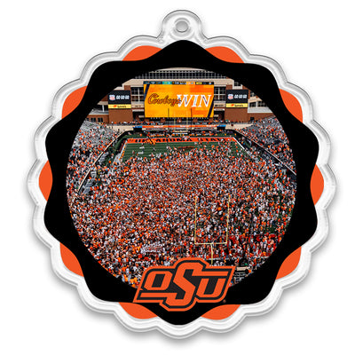 Oklahoma State Cowboys - Storm the Field Ornament & Bag Tag