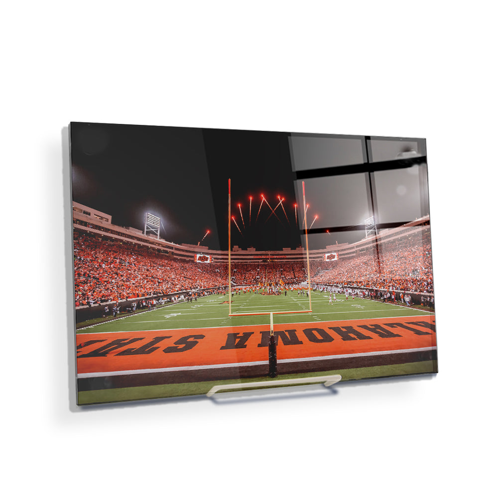 Oklahoma State Cowboys - Boone Pickens Stadium from the End Zone - College Wall Art #Canvas
