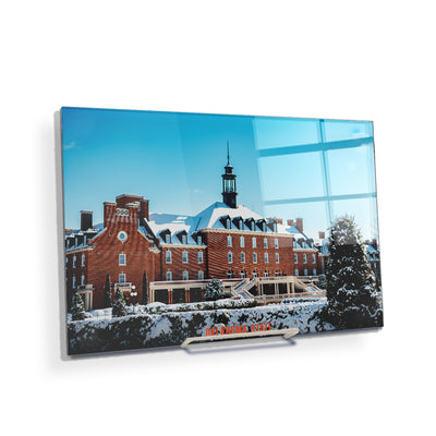 Oklahoma State Cowboys - Oklahoma State Campus Snowfall - College Wall Art #Acrylic Mini