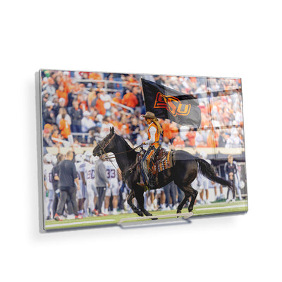 Oklahoma State Cowboys - Spirit Rider - College Wall Art #Acrylic Mini