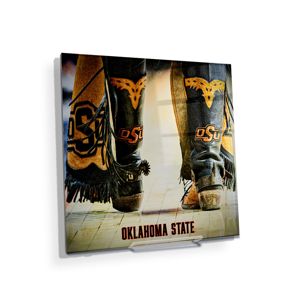 Oklahoma State Cowboys - OSU Boots - College Wall Art #Canvas