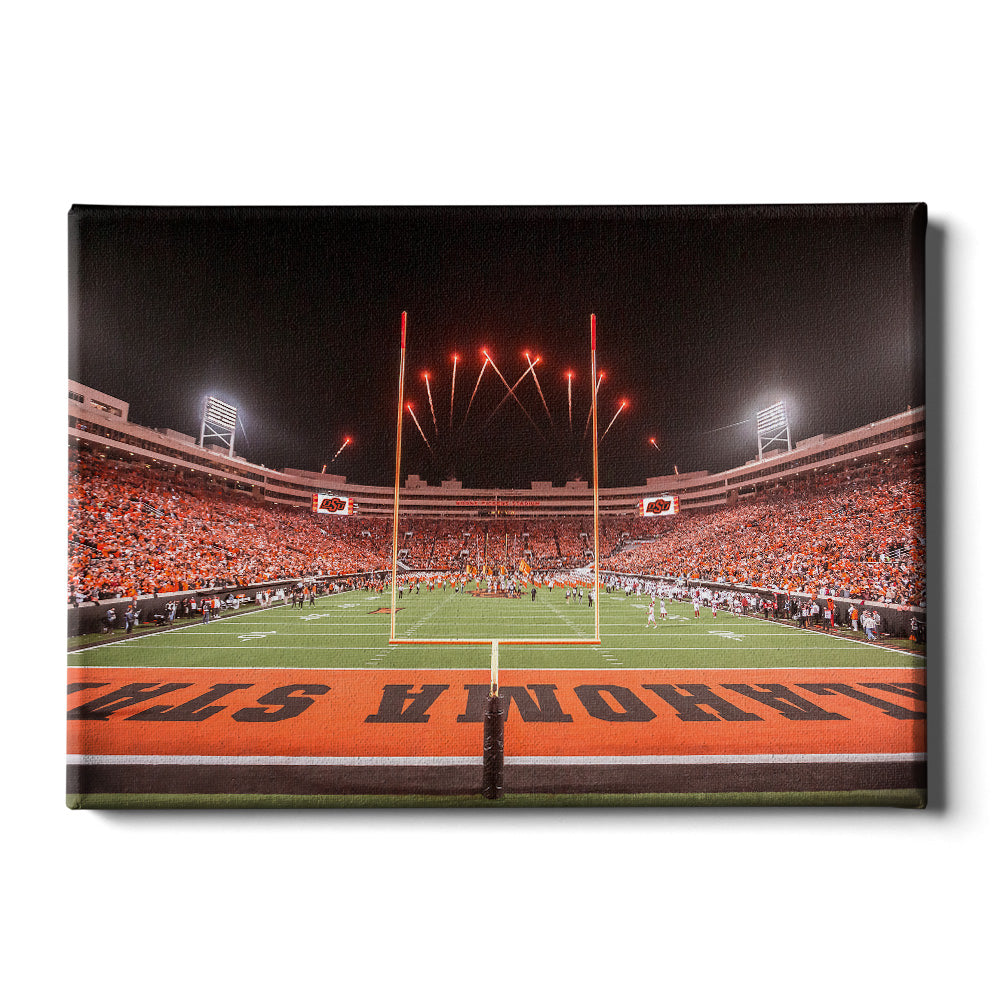 Oklahoma State Cowboys - Boone Pickens Stadium from the End Zone - College Wall Art #Canvas
