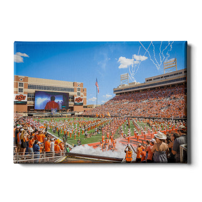 Oklahoma State Cowboys - Enter Pokes - College Wall Art #Canvas