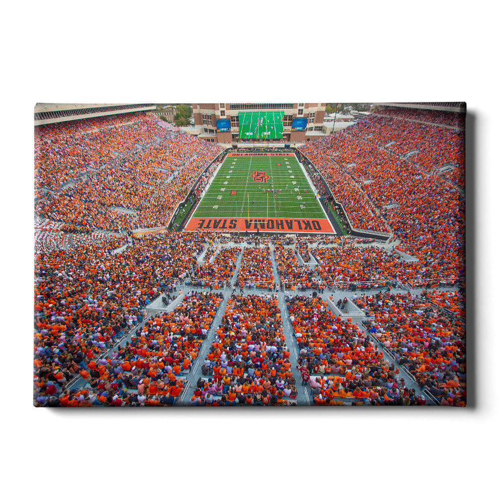 Oklahoma State Cowboys - OSU Orange Out - College Wall Art #Canvas