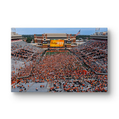 Oklahoma State Cowboys - Cowboys Win Stun Oregon - College Wall Art #Canvas
