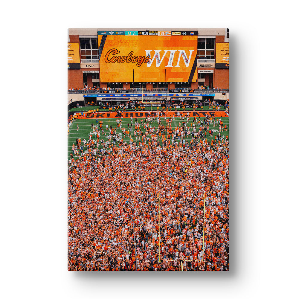 Oklahoma State Cowboys - Oklahoma State Cowboys Win - college wall art #canvas