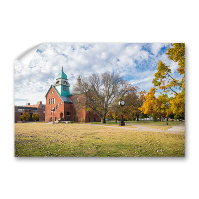 Oklahoma State Cowboys - Autumn Old Central - College Wall Art #Wall Decal