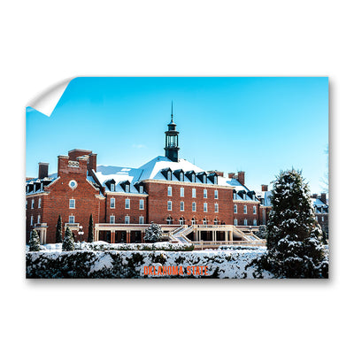Oklahoma State Cowboys - Oklahoma State Campus Snowfall - College Wall Art #Wall Decal