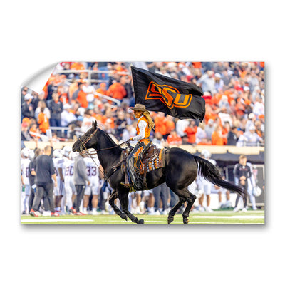 Oklahoma State Cowboys - Spirit Rider - College Wall Art #Wall Decal
