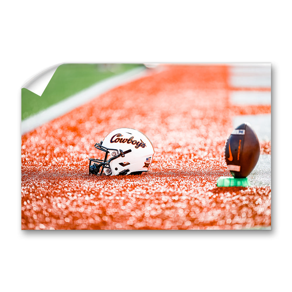 Oklahoma State Cowboys - OSU Helmet - College Wall Art #Wall Decal