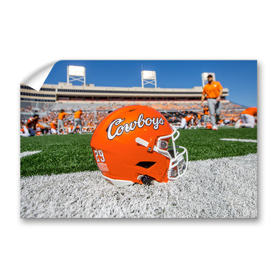 Oklahoma State Cowboys - Cowboys Football Helmet - College Wall Art #Wall Decal