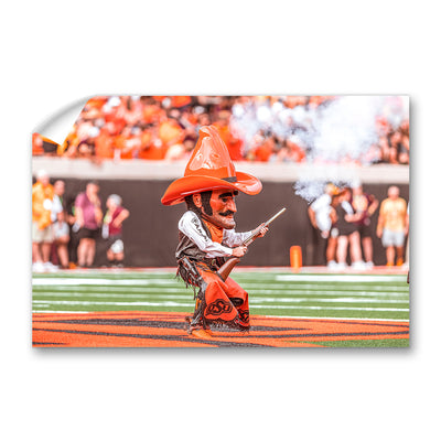 Oklahoma State Cowboys - Pistol Pete - College Wall Art #Wall Decal