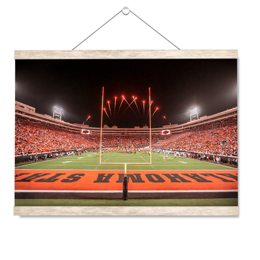 Oklahoma State Cowboys - Boone Pickens Stadium from the End Zone - College Wall Art #Canvas