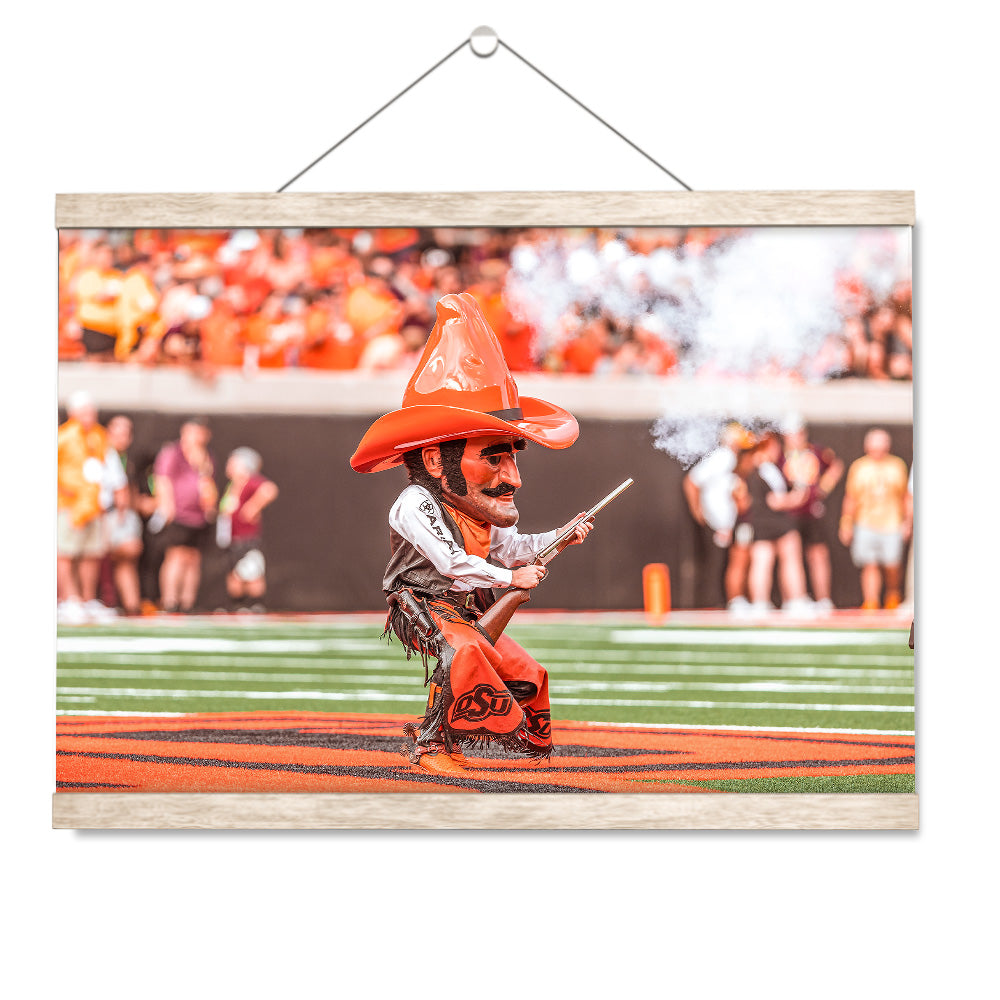 Oklahoma State Cowboys - Pistol Pete - College Wall Art #Canvas
