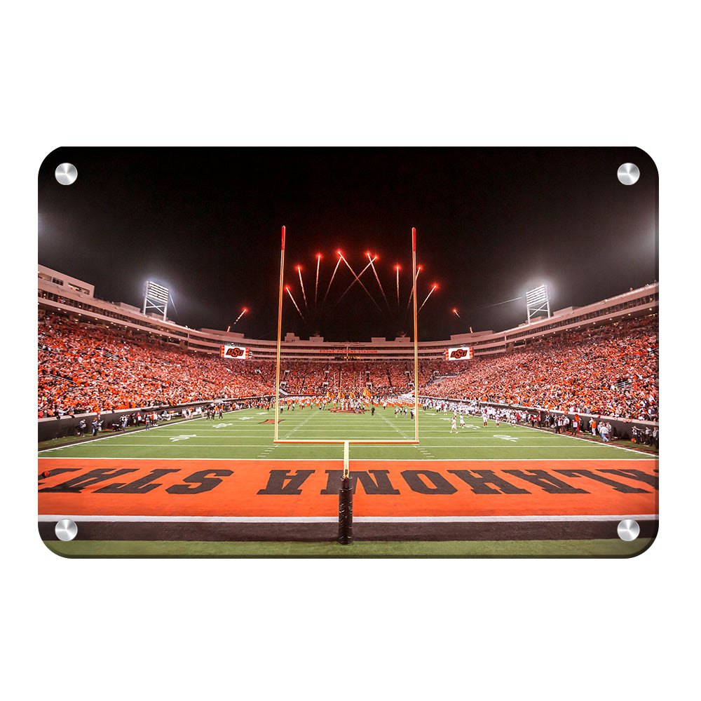 Oklahoma State Cowboys - Boone Pickens Stadium from the End Zone - College Wall Art #Canvas