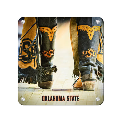 Oklahoma State Cowboys - OSU Boots - College Wall Art #Metal