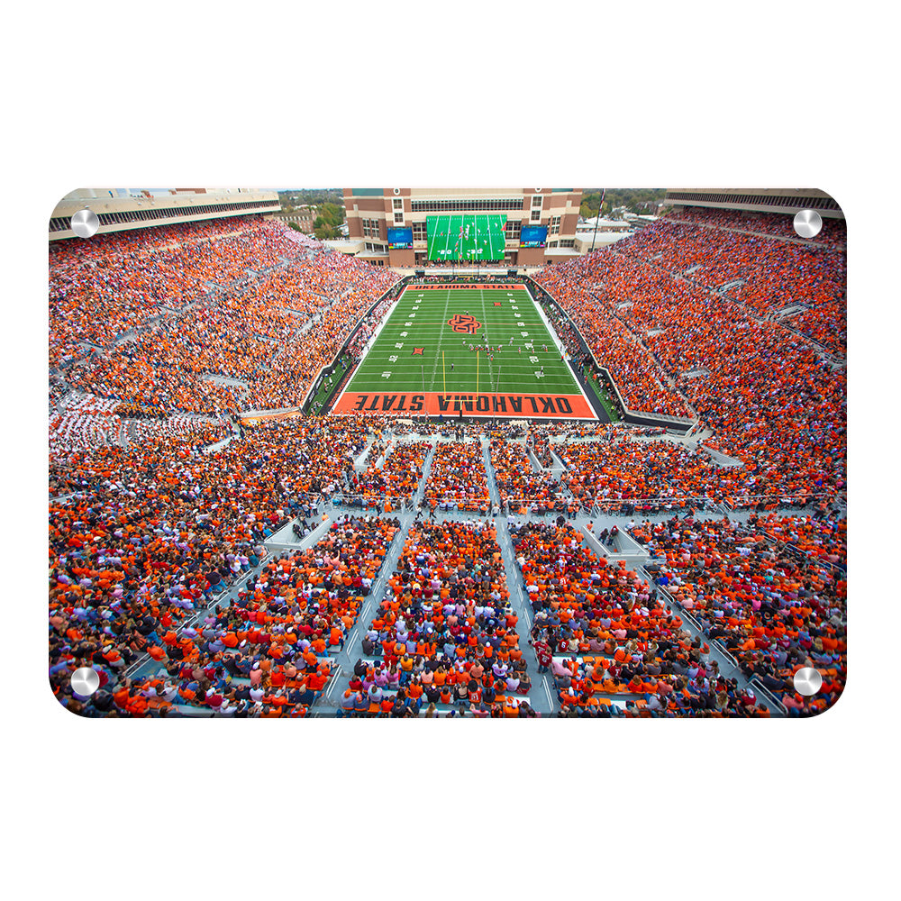 Oklahoma State Cowboys - OSU Orange Out - College Wall Art #Canvas