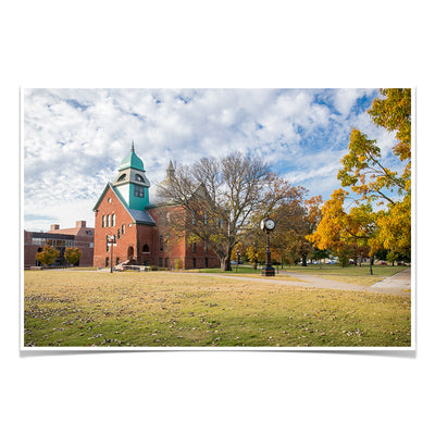 Oklahoma State Cowboys - Autumn Old Central - College Wall Art #Poster