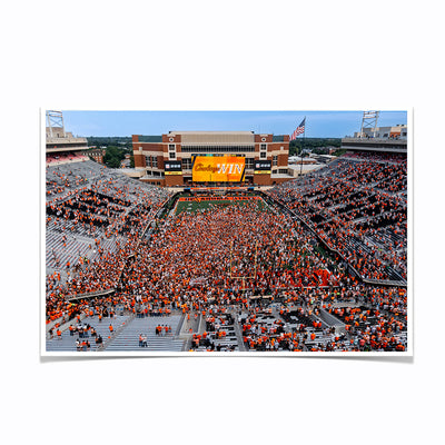 Oklahoma State Cowboys - Cowboys Win Stun Oregon - College Wall Art #Photo Poster