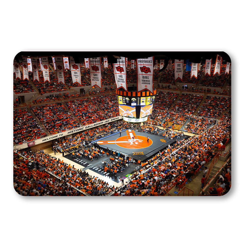 Oklahoma State Cowboys - Gallagher-Iba Arena - College Wall Art #Canvas