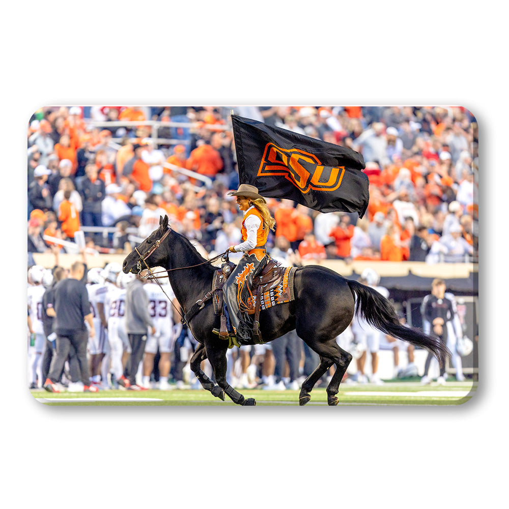 Oklahoma State Cowboys - Spirit Rider - College Wall Art #Canvas