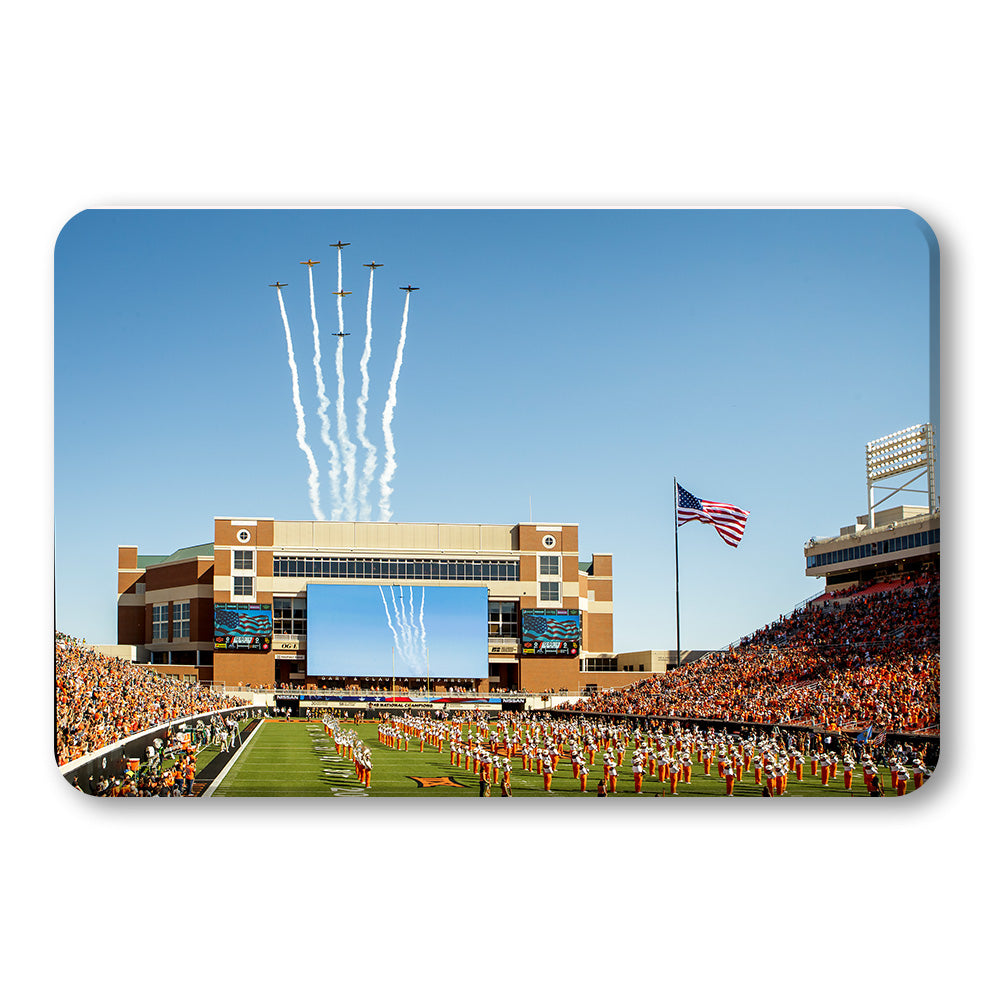 Oklahoma State Cowboys - OSU Flyover - College Wall Art #Canvas