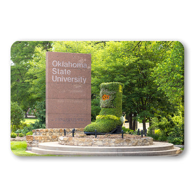 Oklahoma State Cowboys - OSU Boot Topiary - College Wall Art #PVC