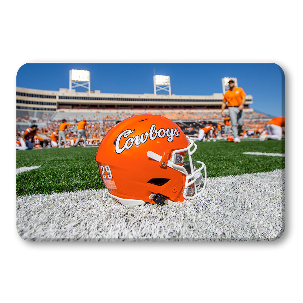 Oklahoma State Cowboys - Cowboys Football Helmet - College Wall Art #Canvas