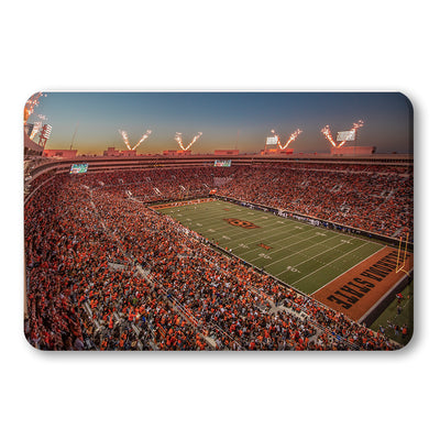 Oklahoma State Cowboys - Boone Pickens Stadium Sunset - College Wall Art #PVC