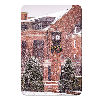 Oklahoma State Cowboys - Clock Tower Snow - College Wall Art #PVC