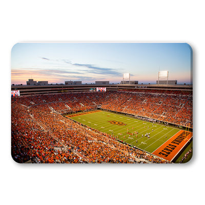 Oklahoma State Cowboys - OSU Orange Out Sunset - College Wall Art #PVC