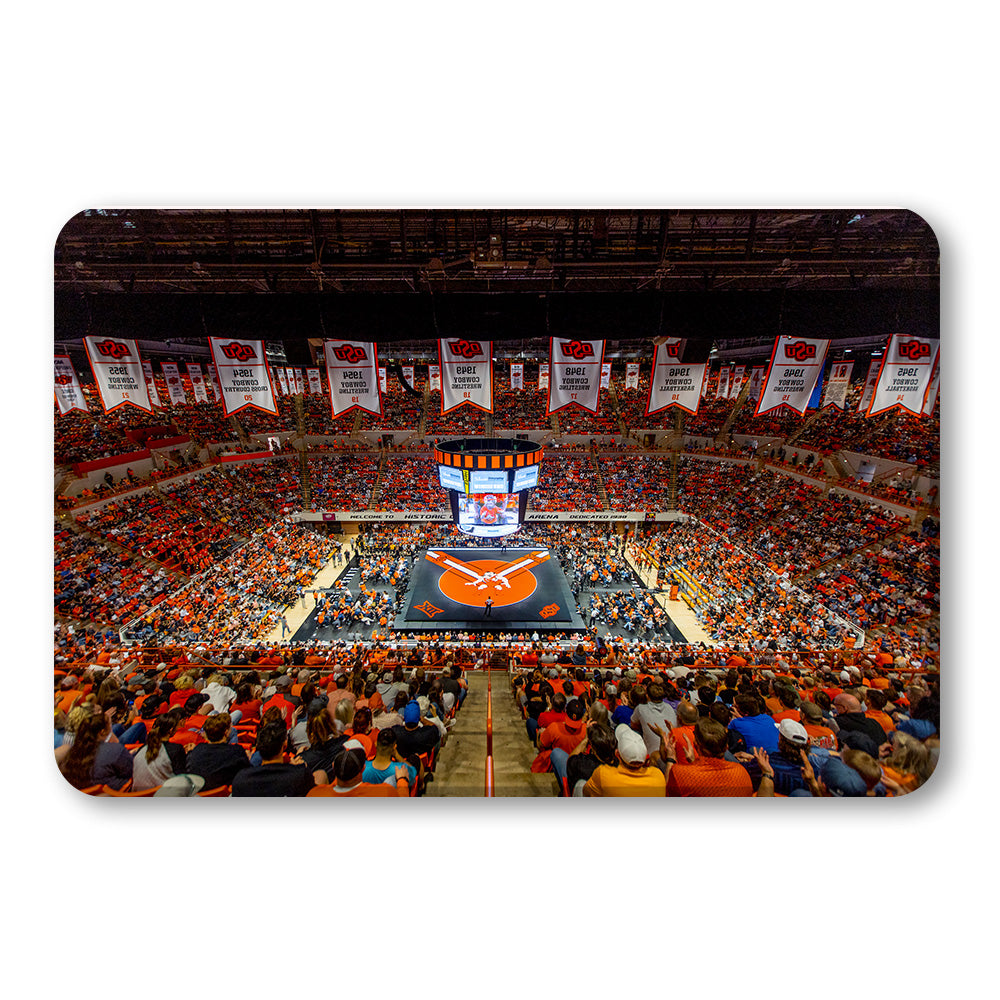 Oklahoma State Cowboys - OSU Wrestling - College Wall Art #Canvas