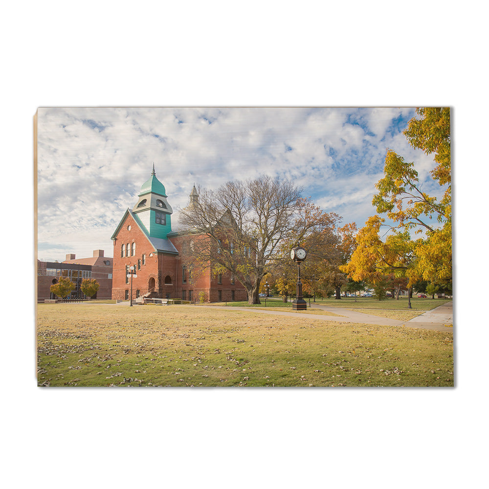 Oklahoma State Cowboys - Autumn Old Central - College Wall Art #Canvas
