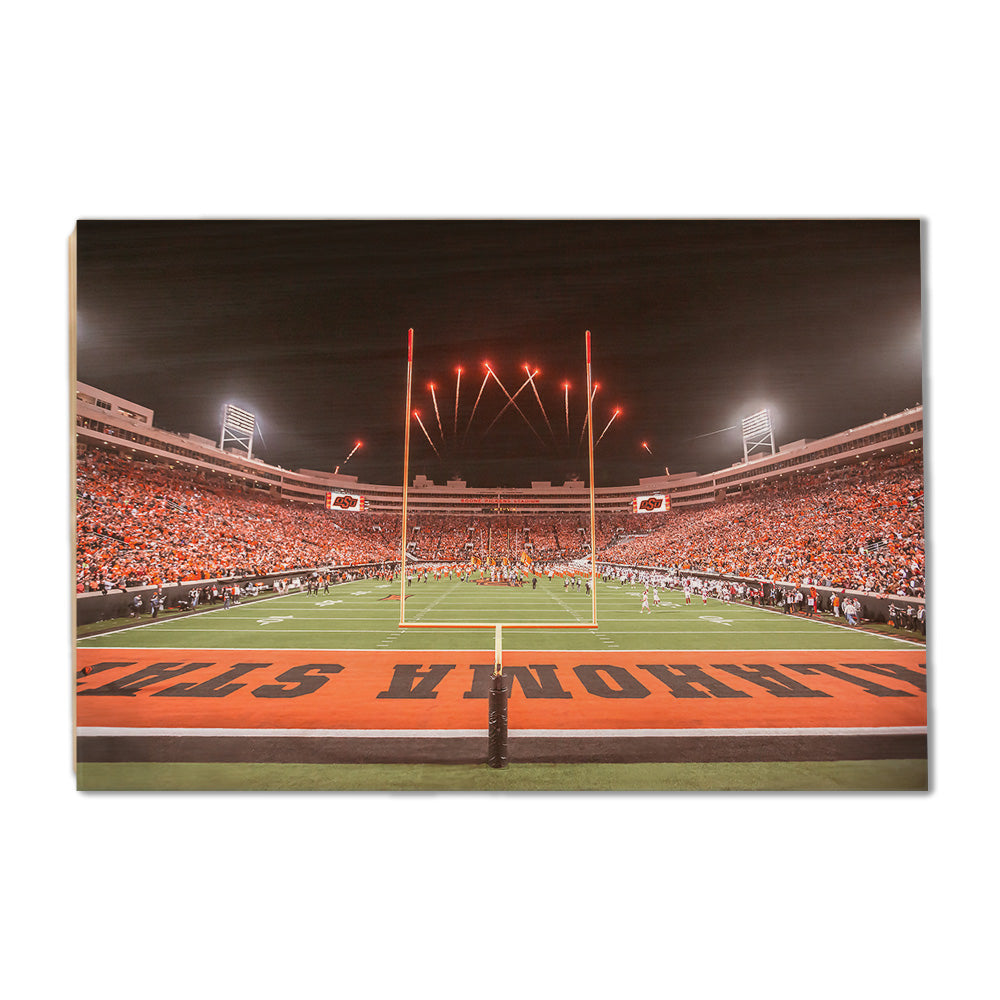 Oklahoma State Cowboys - Boone Pickens Stadium from the End Zone - College Wall Art #Canvas