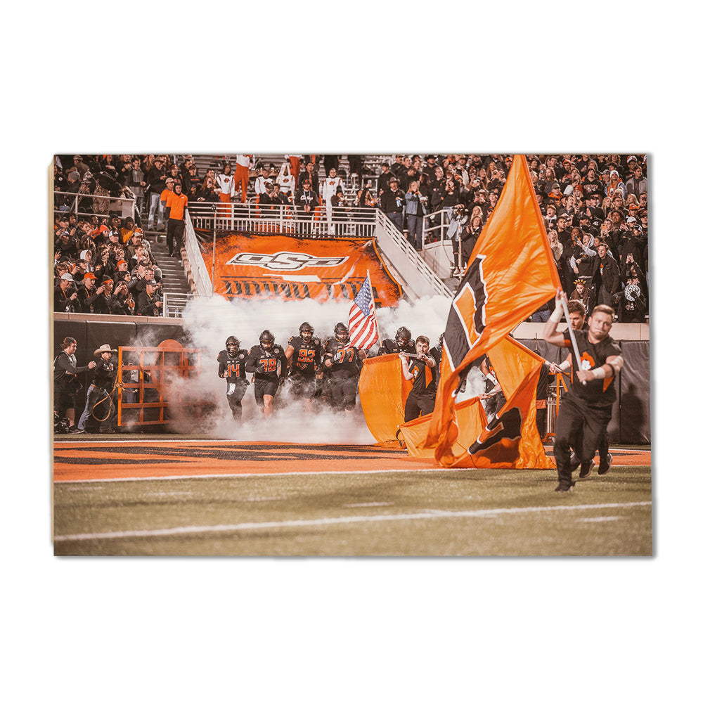 Oklahoma State Cowboys - Enter OSU - College Wall Art #Canvas