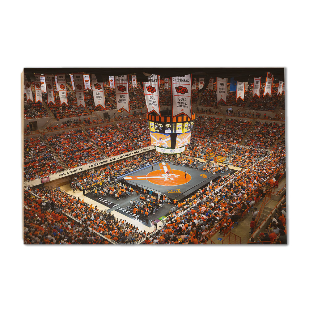 Oklahoma State Cowboys - Gallagher-Iba Arena - College Wall Art #Canvas