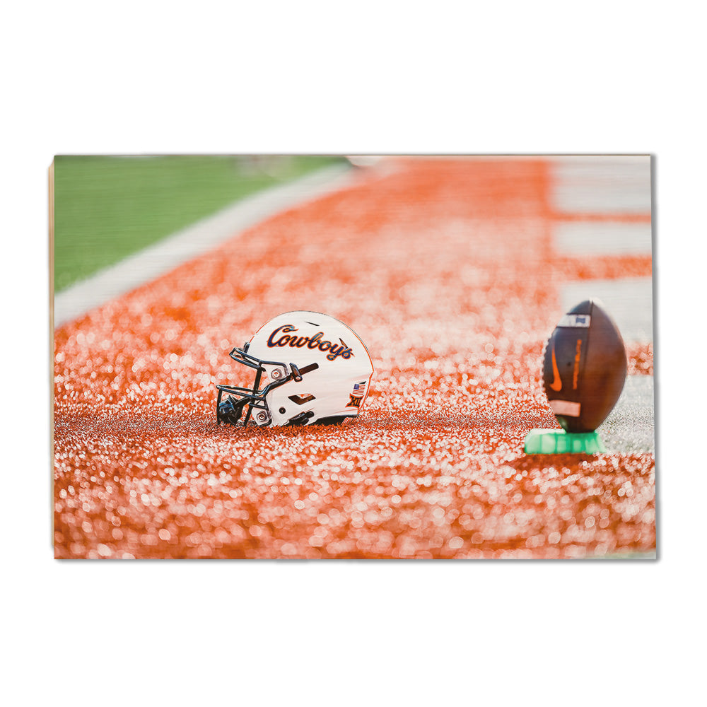 Oklahoma State Cowboys - OSU Helmet - College Wall Art #Canvas