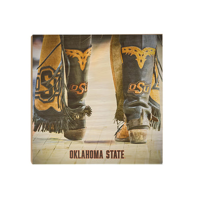 Oklahoma State Cowboys - OSU Boots - College Wall Art #Wood