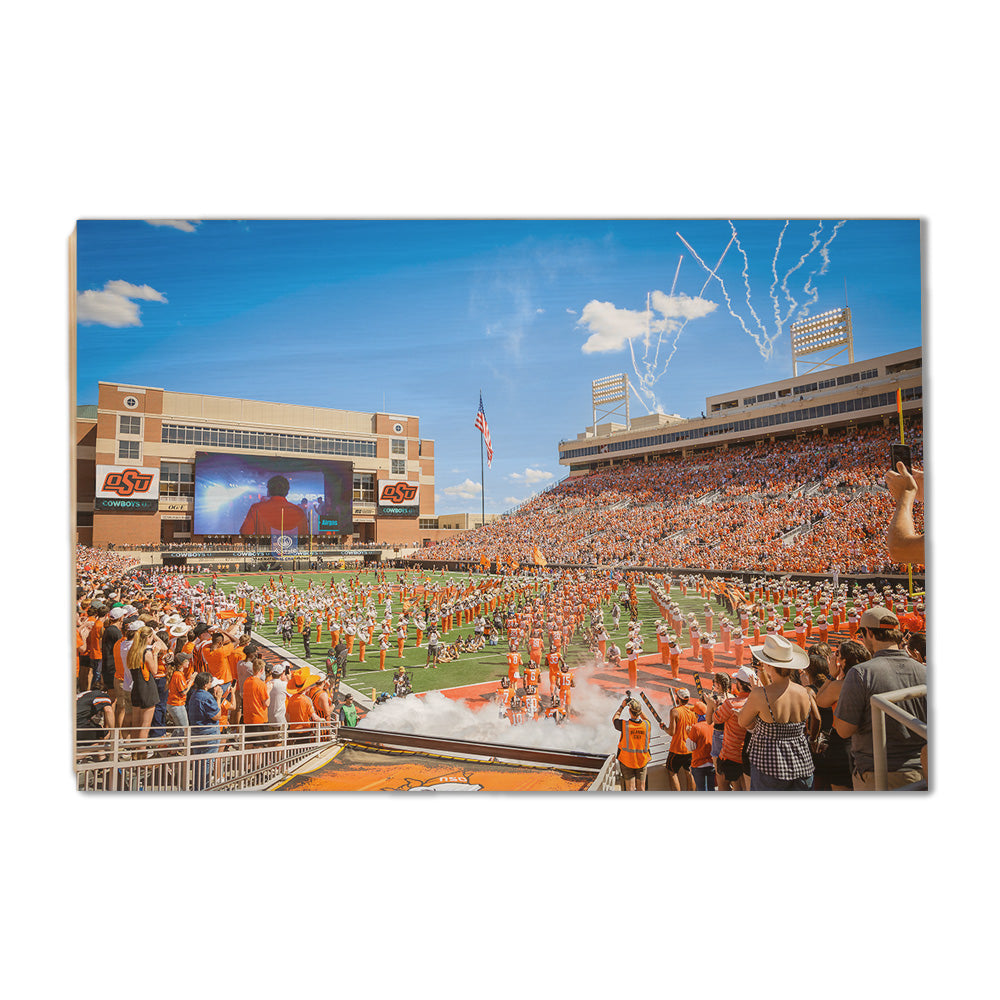Oklahoma State Cowboys - Enter Pokes - College Wall Art #Canvas