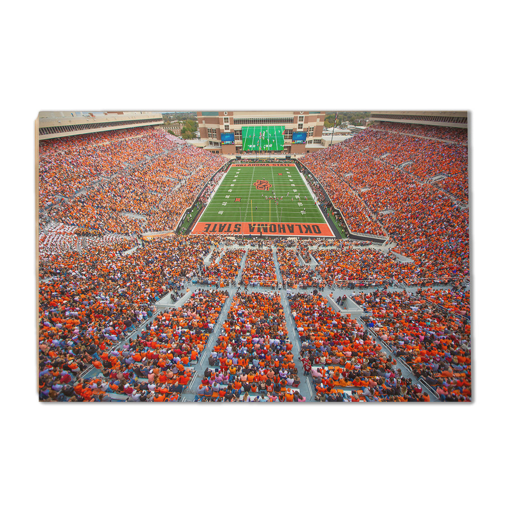 Oklahoma State Cowboys - OSU Orange Out - College Wall Art #Canvas