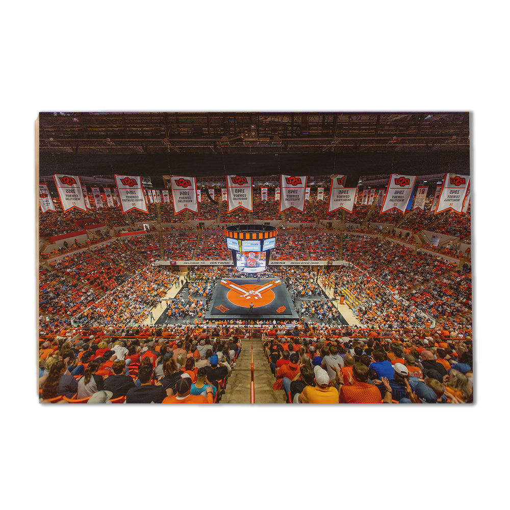 Oklahoma State Cowboys - OSU Wrestling - College Wall Art #Canvas
