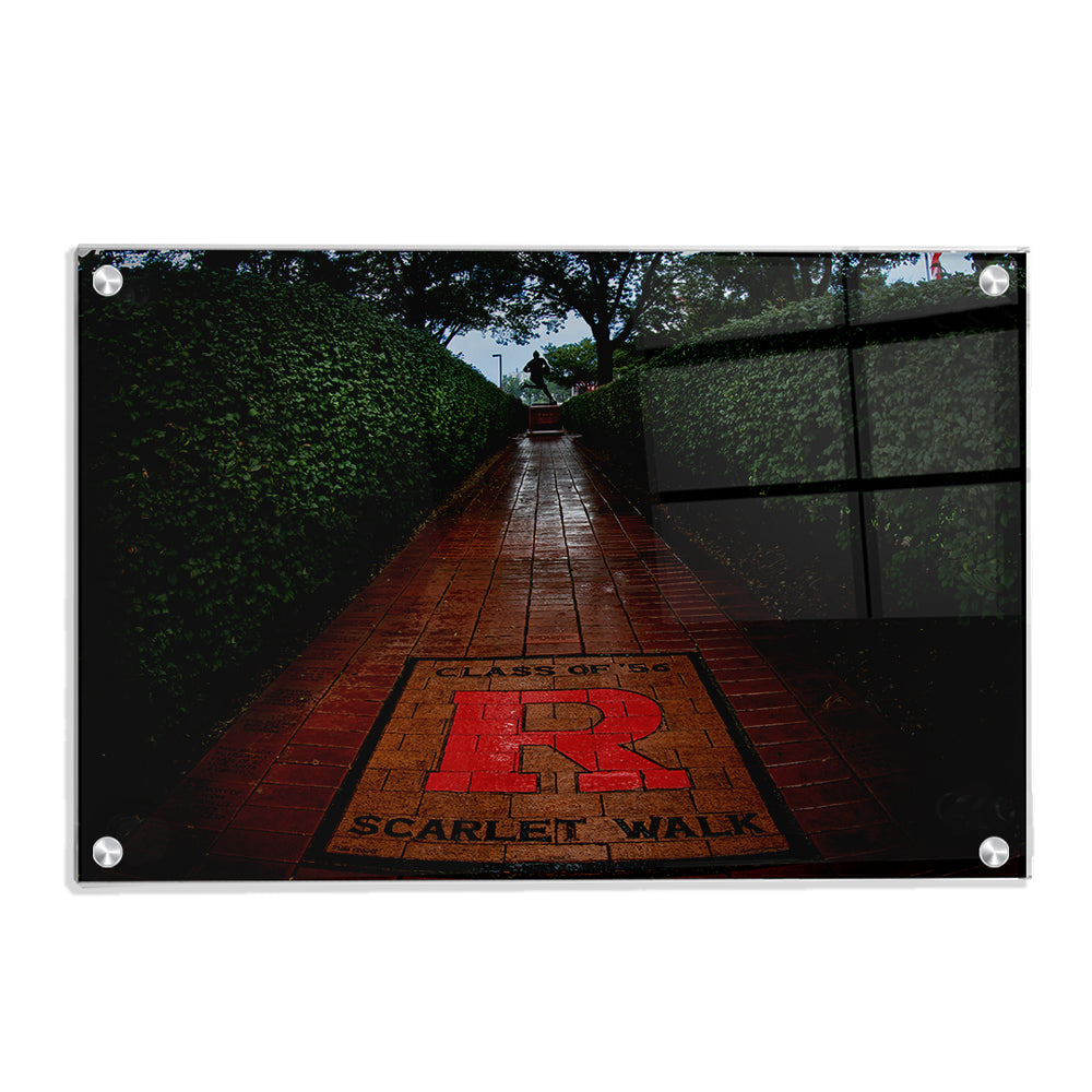 Rutgers Scarlet Knights - Scarlet Walk - College Wall Art #Canvas