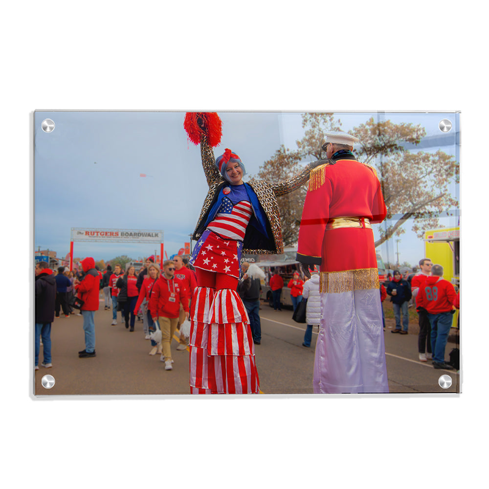 Rutgers Scarlet Knights - Rutgers Boardwalk - College Wall Art #Canvas