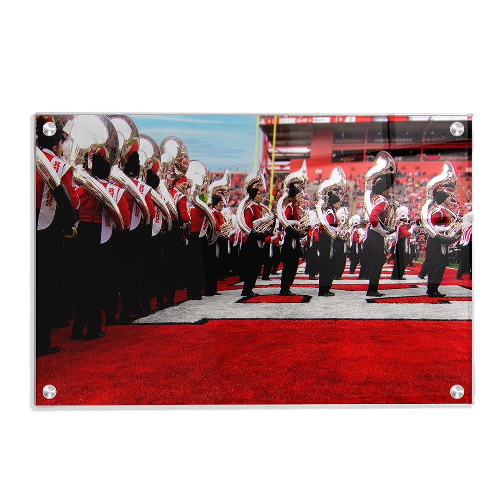 Rutgers Scarlet Knights - Rutgers Marching Band - College Wall Art #Canvas
